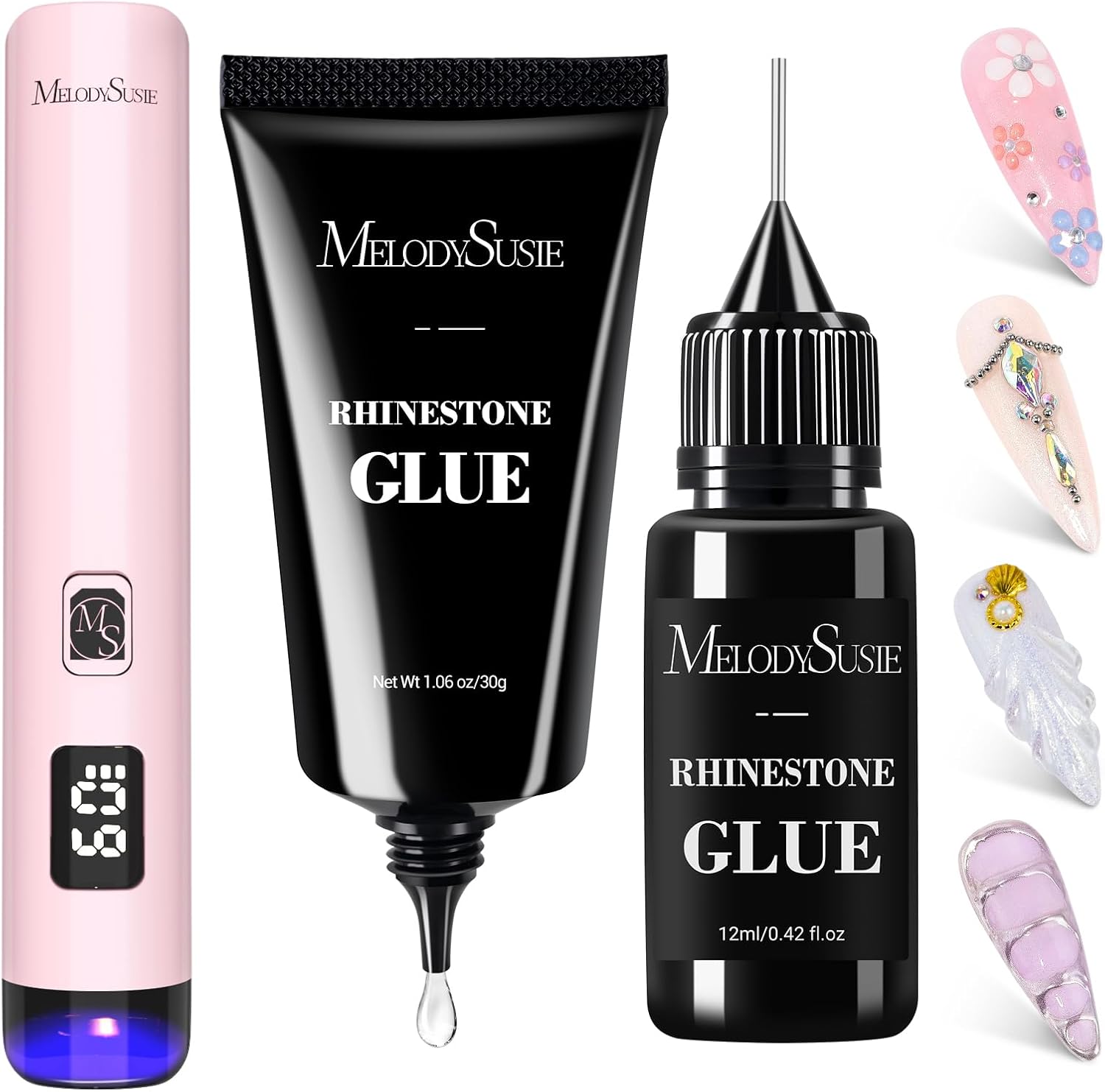 Handheld UV LED Flash Cure Lamp, Portable Gel Nail Dryer