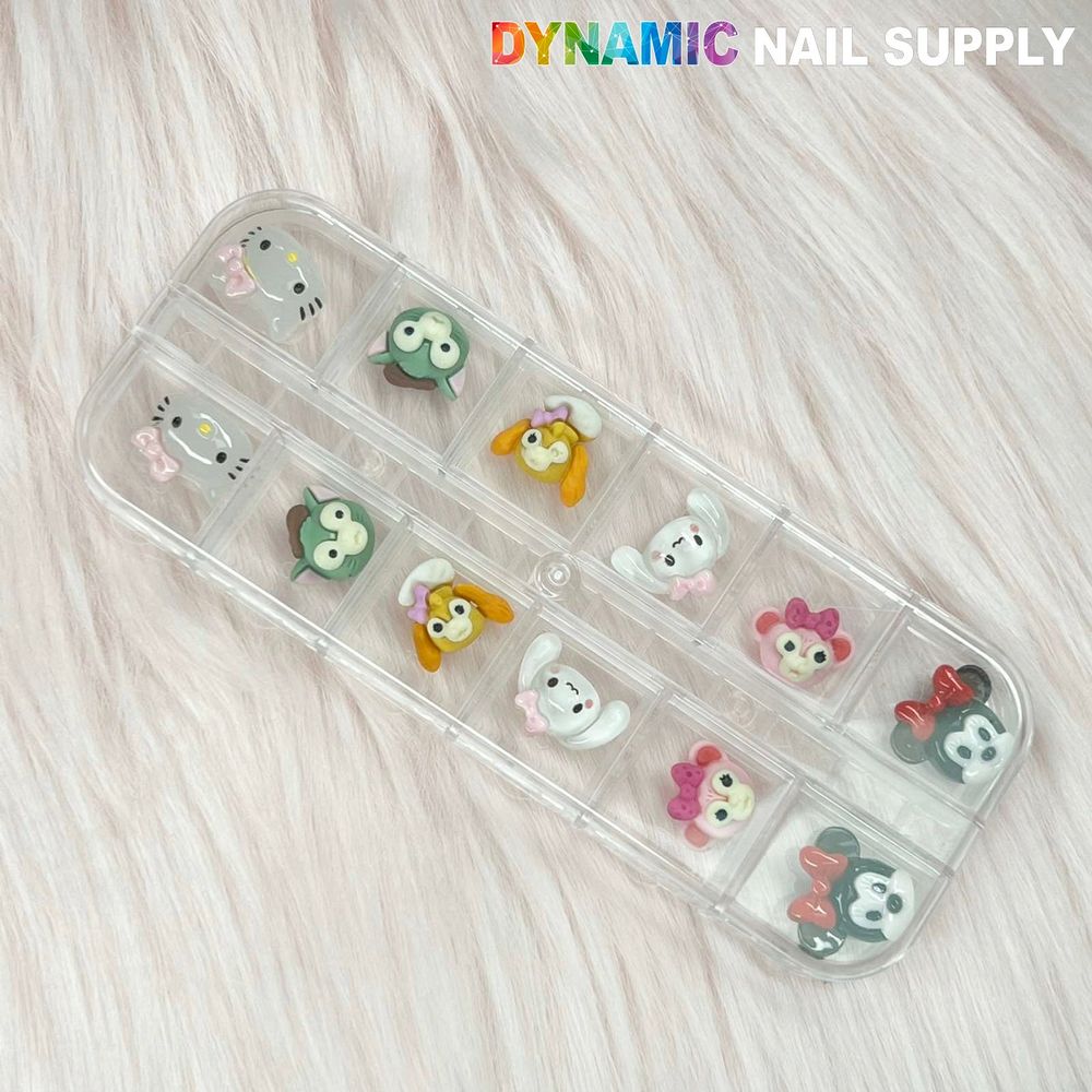 Cartoon Nail Charms Set — Beginner Guide to Use