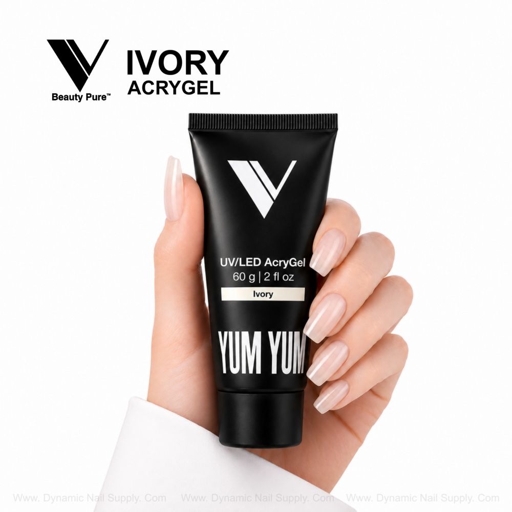 Ivory AcryGel Builder Gel for Precise Salon Sculpting