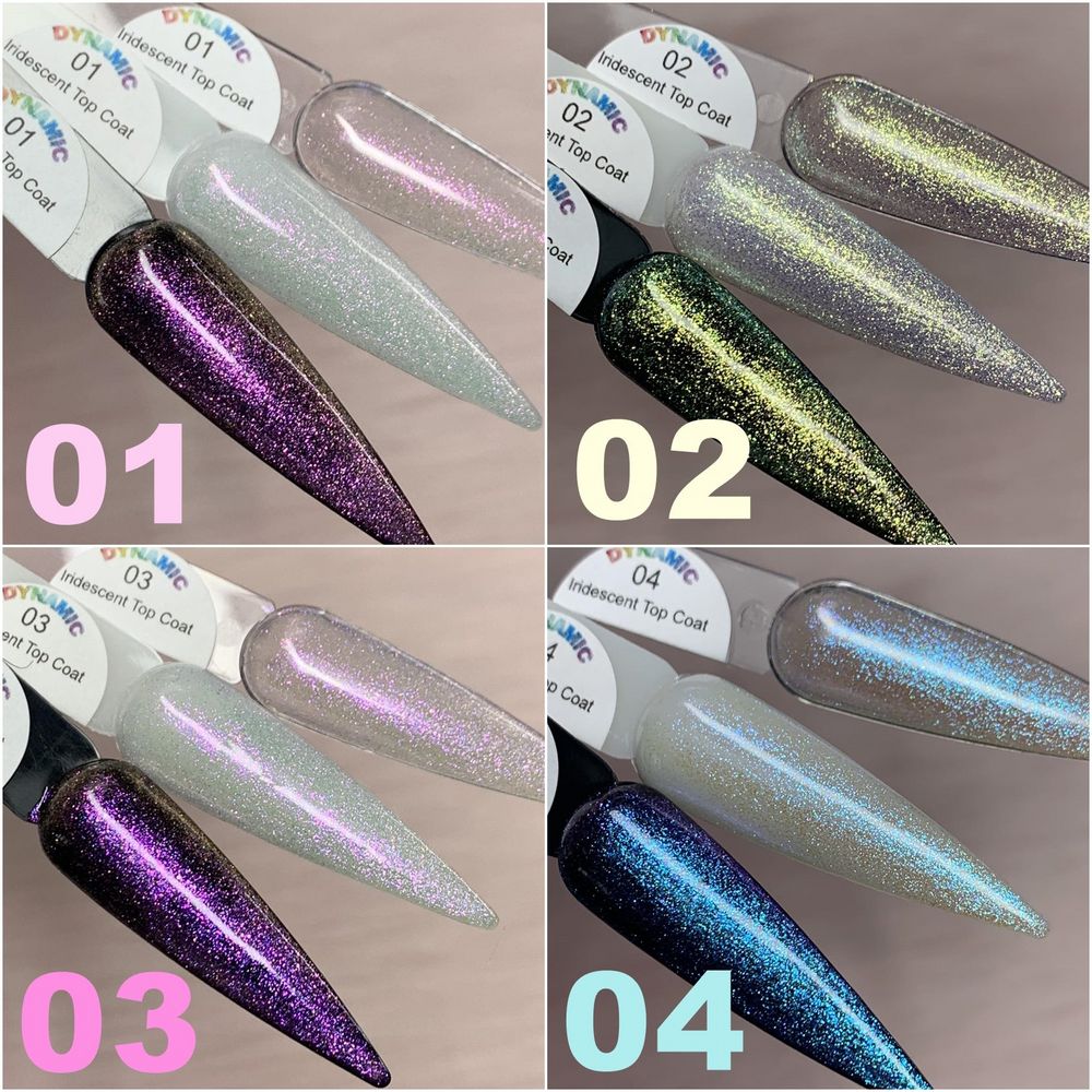 Autumn Nail Trends with No-Wipe Iridescent Top Coat