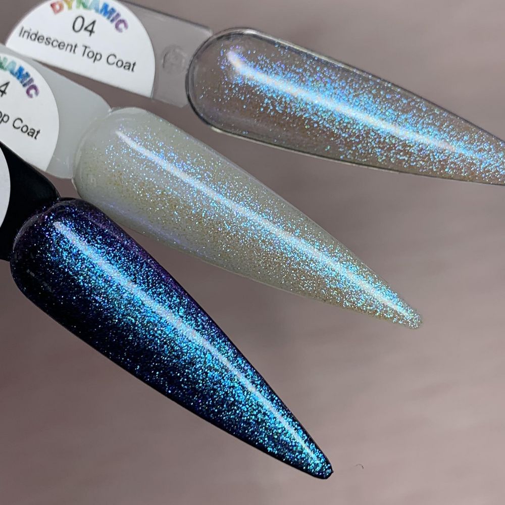 iridescent gel top coat bottle - 10