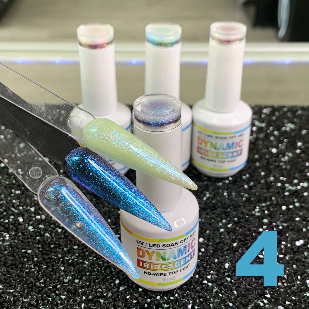 iridescent gel top coat bottle - 4
