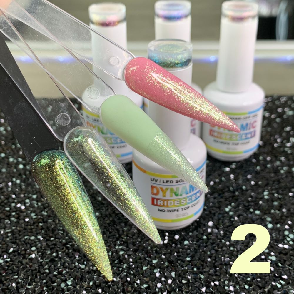 iridescent gel top coat bottle - 5