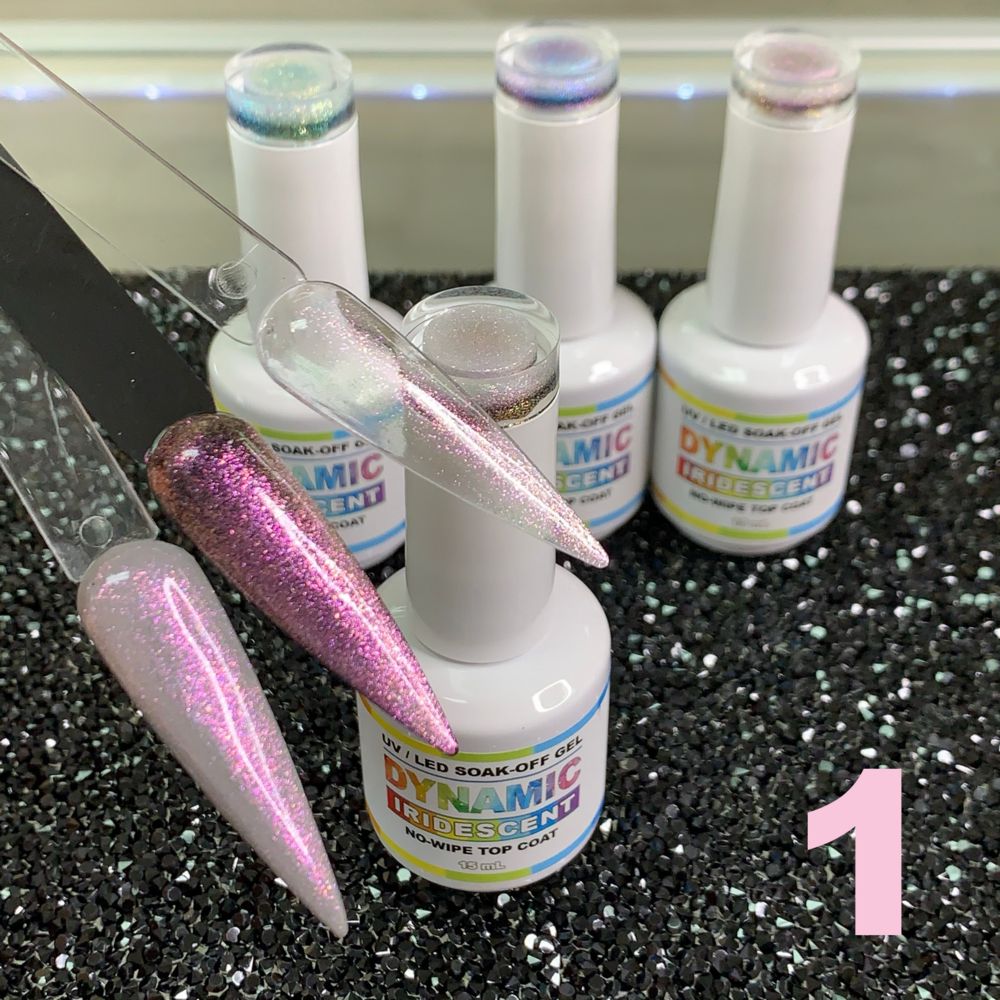 iridescent gel top coat bottle - 6