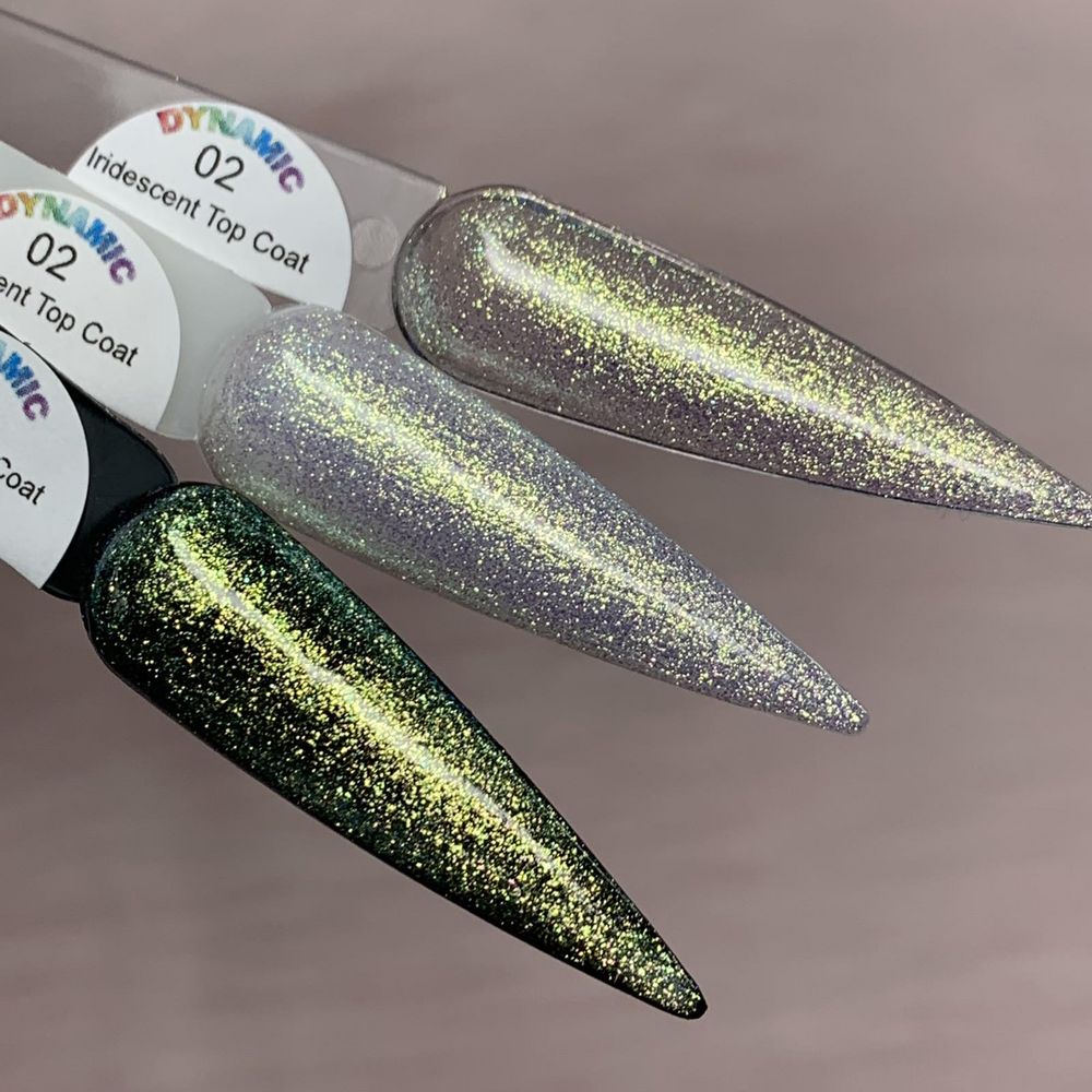 iridescent gel top coat bottle - 8