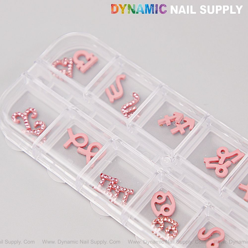 Pink Zodiac Nail Charms: Salon Workflow & Use Guide
