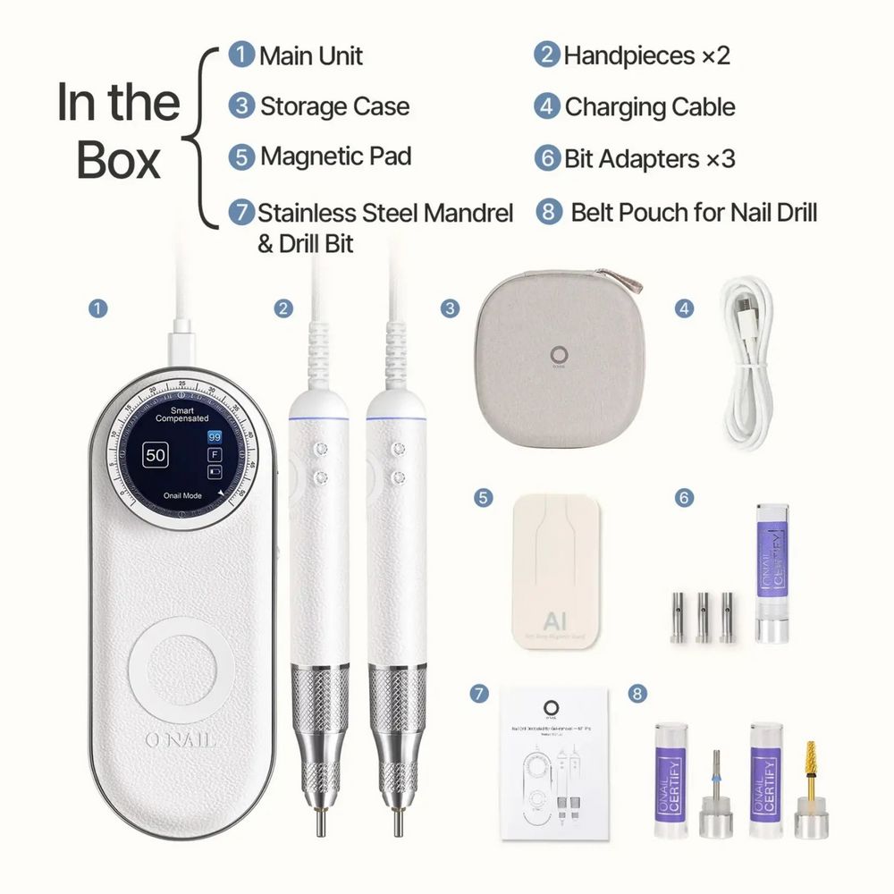 Portable AI Precision Nail Drill for Seasonal Nail Trends